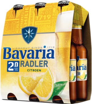 Bavaria Radler Lemon set van 6 flesjes á 0,30 liter
